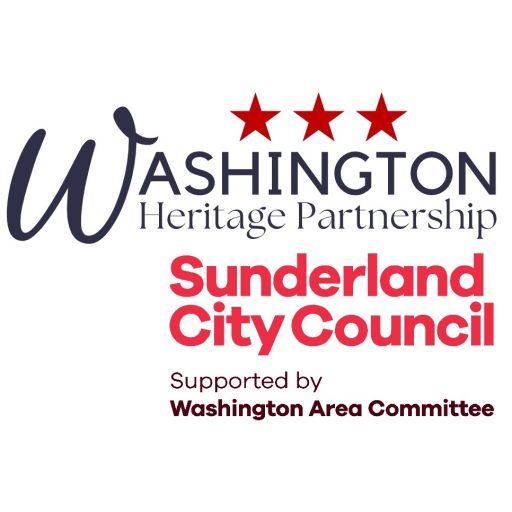 Washington Heritage Partnership and Sunderland City Council Washington Area Committee logos